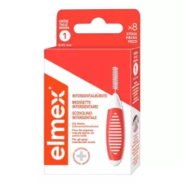 ELMEX Interdentalbørster ISO str. 1 0,45 mm orange, 8 stk