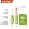 ELMEX Interdentalbørster ISO str. 5 0,8 mm grøn, 8 stk