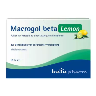 MACROGOL beta Lemon Plv.z.Her.e.Lsg.z.Oral, 10 stk