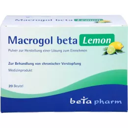 MACROGOL beta Lemon Plv.z.Her.e.Lsg.z.Oral, 20 stk