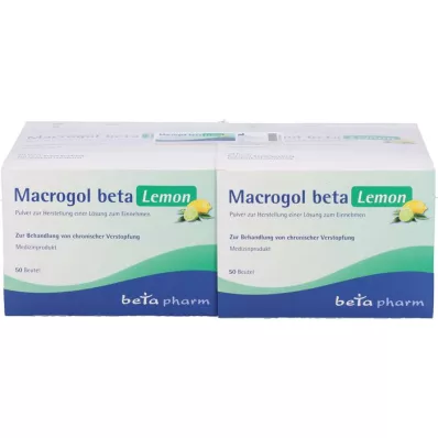 MACROGOL beta Lemon Plv.z.Her.e.Lsg.z.Oral, 100 stk