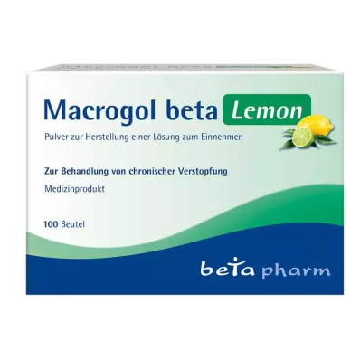 MACROGOL beta Lemon Plv.z.Her.e.Lsg.z.Oral, 100 stk