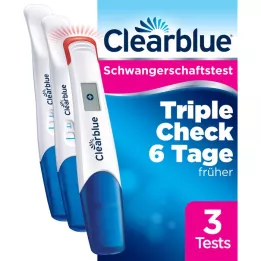 CLEARBLUE Graviditetstest TripleCheck ultra-early, 3 stk
