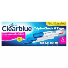 CLEARBLUE Graviditetstest TripleCheck ultra-early, 3 stk