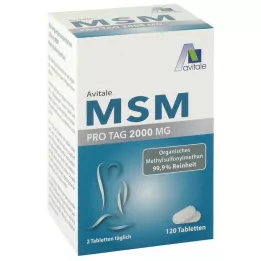 MSM 2000 mg tabletter, 120 stk
