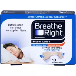 BESSER Atmen Breathe Right næseplastre normal beige, 10 stk