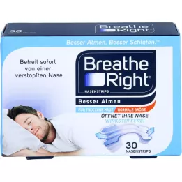 BESSER Atmen Breathe Right næseplastre normal transp. 30 stk