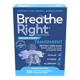 BESSER Atmen Breathe Right næseplastre normal transp. 30 stk