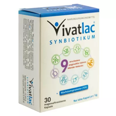 VIVATLAC SYNBIOTIKUM enterokapsler, 30 stk