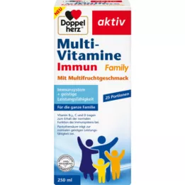 DOPPELHERZ Multi-Vitaminer Immune Family flydende, 250 ml