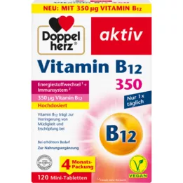 DOPPELHERZ Vitamin B12 350 tabletter, 120 kapsler