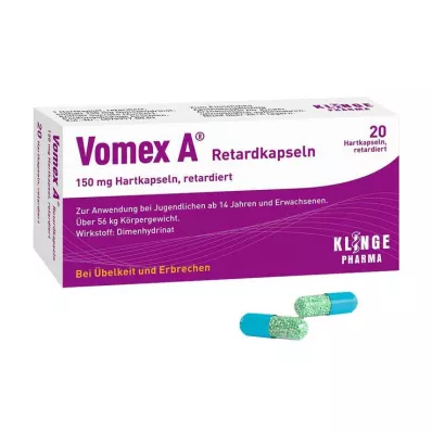 Vomex A® depotkapsler, 20 stk