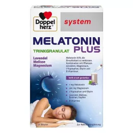 DOPPELHERZ Melatonin Plus drikkegranulat system Btl, 30 stk