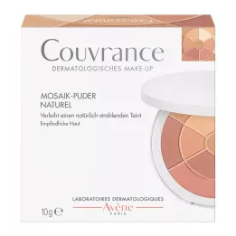 AVENE Couvrance mosaikpulver naturel m. svamp, 10 g
