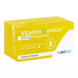 VITAMIN C AXICUR 200 mg filmovertrukne tabletter, 100 stk