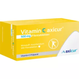 VITAMIN C AXICUR 500 mg filmovertrukne tabletter, 100 stk