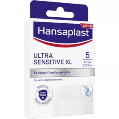 HANSAPLAST Ultra Sensitive Wound Dressing 5x7,2 cm XL, 5 stk