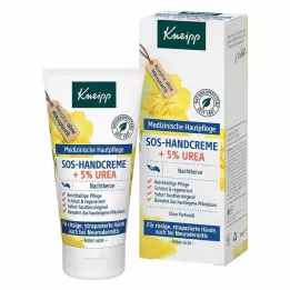 KNEIPP SOS-Håndcreme+5% urea natlys, 50 ml