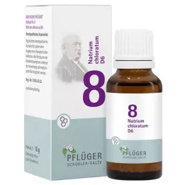BIOCHEMIE Pflüger 8 Natrium chloratum D 6 kugler, 15 g