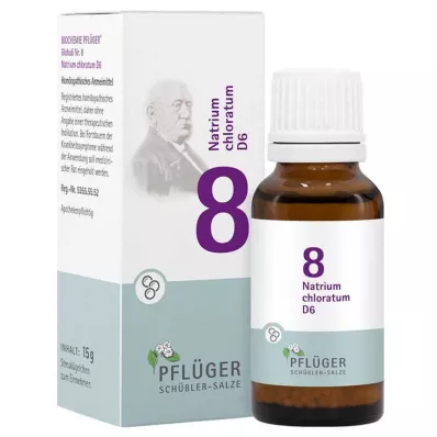 Biokemi Pflüger 8 Natriumchlorid D 6 kugler, 15 g