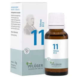 BIOCHEMIE Pflüger 11 Silicea D 12 kugler, 15 g