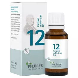 BIOCHEMIE Pflüger 12 Calcium sulphuricum D 6 kugler, 15 g