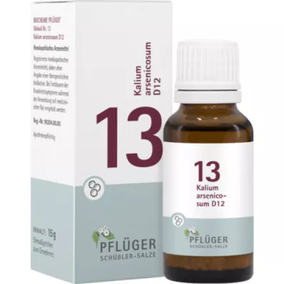 BIOCHEMIE Pflüger 13 Kalium arsenicosum D 12 kugler, 15 g