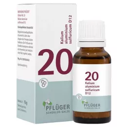 BIOCHEMIE Pflüger 20 Kaliumalumin.svovl.D 12 Gl., 15 g