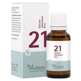 BIOCHEMIE Pflüger 21 Zincum chloratum D 12 kugler, 15 g
