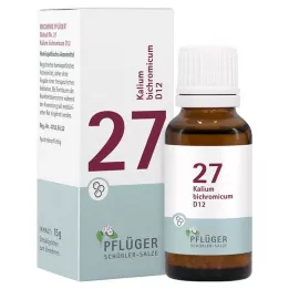 BIOCHEMIE Pflüger 27 Kalium bichromicum D 12 kugler, 15 g
