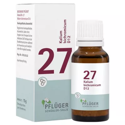 Biochemistry Pflueger 27 Kalium bichromicum D 12 kugler, 15 g