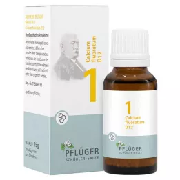 BIOCHEMIE Pflüger 1 Calcium fluoratum D 12 kugler, 15 g