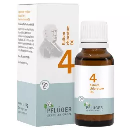 BIOCHEMIE Pflüger 4 Kalium chloratum D 6 kugler, 15 g