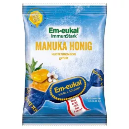 EM-EUKAL Manuka honningfyldte bolsjer med sukker, 75 g