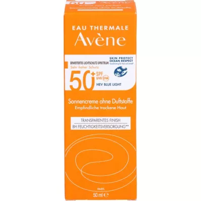 AVENE Solcreme SPF 50+ uden parfume, 50 ml