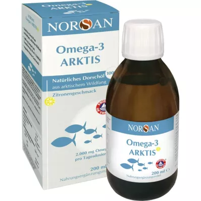 NORSAN Omega-3 Arctic med D3-vitamin flydende, 200 ml
