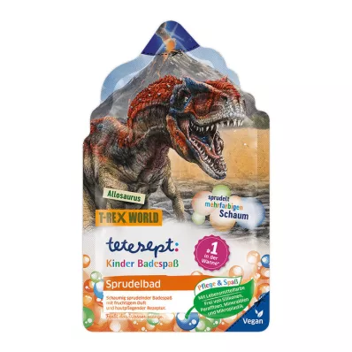Tetesept børnebadeboblebad T-Rex World, 40 g