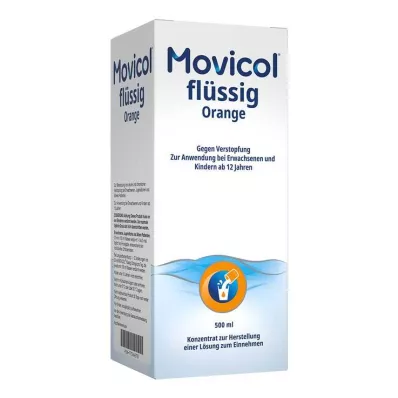 MOVICOL flydende appelsin, 500 ml
