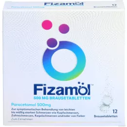FIZAMOL 500 mg brusetabletter, 12 stk