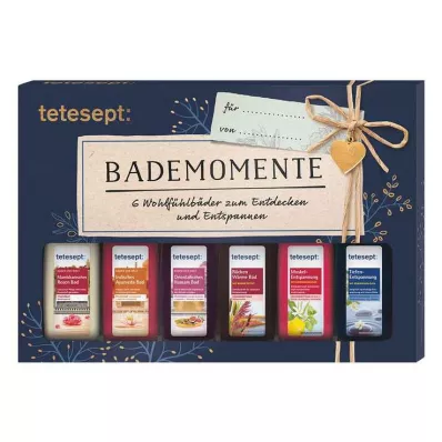 Tetesept gavesæt badeøjeblikke, 6x20 ml