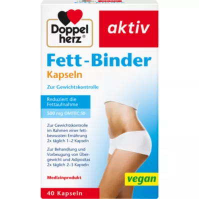 DOPPELHERZ Fedtbinder-kapsler, 40 kapsler