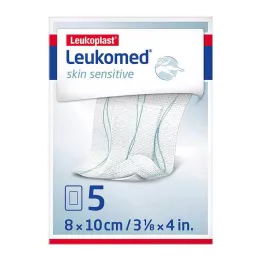 LEUKOMED hudfølsom steril 8x10 cm, 5 stk