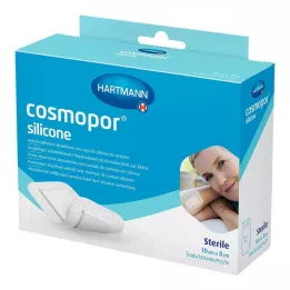 COSMOPOR silikone-sårbandage 8x10 cm, 5 stk