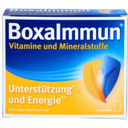 BOXAIMMUN Vitaminer og mineraler, poser, 12X6 g