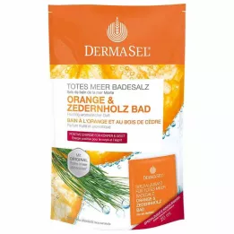 DERMASEL Badesalt fra Det Døde Hav Orange &amp; Cedertræ, 1 P