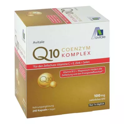 COENZYM Q10 100 mg kapsler+vitaminer+mineraler, 240 stk