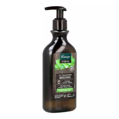 Kneipp Men 2-i-1 ansigt&amp;skægvaskegel (250 ml)