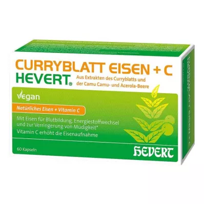 CURRYBLATT EISEN+C Hevert Kapsler, 60 Kapsler