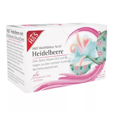 H&S blåbær med B-vitaminer zink og selen Fsachet, 20X2,5 g H&S blåbær med B-vitaminer zink og selen Fsachet, 20X2,5 g