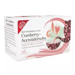 H&amp;S Tranebær-acerola-kirsebær med C-vitamin farvetablet, 20X2,8 g